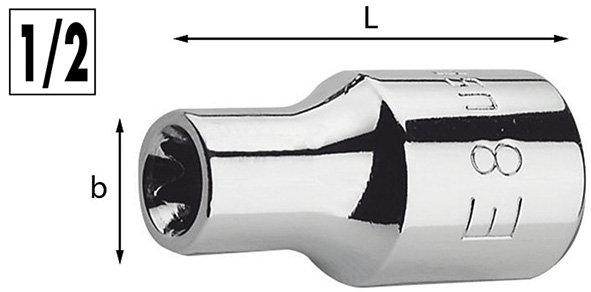 CHIAVI A BUSSOLA F.TORX USAG 235 1/2 NTX          