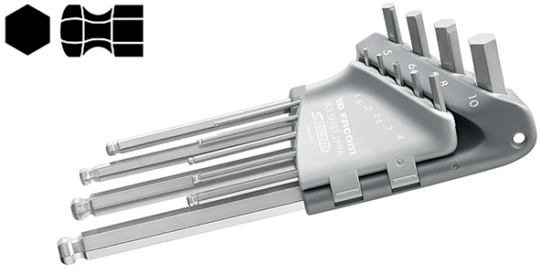 CHIAVI MASCHIO ESAGONALE INOX USAG 280 LTSI/S9    