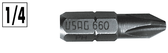 INSERTI 1/4 VITI CROCE PHILLIPS USAG 660 PH       