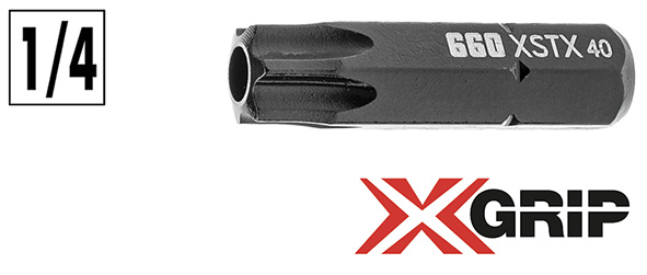 INSERTI 1/4 VITI TORX FORATE USAG 660 XSTX XGRIP  