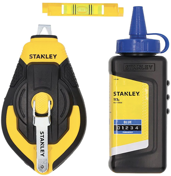 TRACCIATORI STANLEY 47465/47312 + POLVERE BLU     