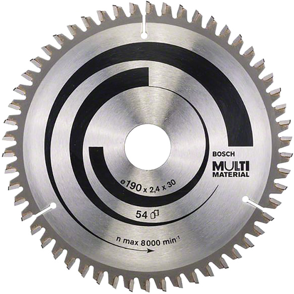 LAME CIRCOLARI MULTI MATERIALE BOSCH 2608640509   