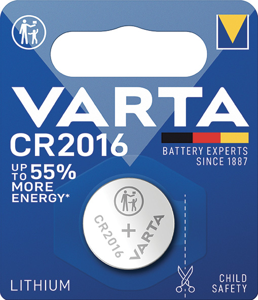 PILE VARTA PASTIGLIA CR2016                       