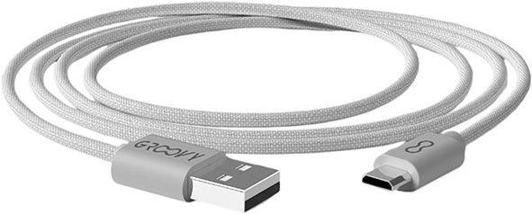 CAVO GROOVY USB-A / MICROUSB * FAST CHARGE 2.0A   