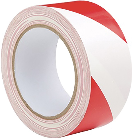 BANDA NASTRO SEGNALETICO HDPE BIANCO/ROSSO        