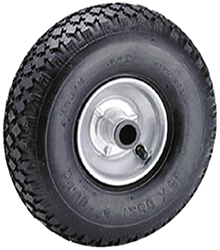 RUOTE CARRELLI PNEUMATICHE FLANGIA IN METALLO     