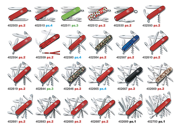 VICTORINOX MULTIUSO ASSORTIMENTO * 54 PEZZI       