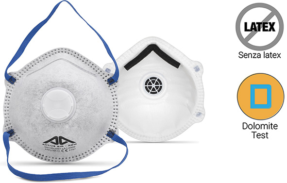 MASCHERINA ACTIVE AIR R21C FFP2 D VALVOLA CARBON  