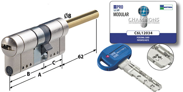 CILINDRI MOTTURA MODULAR PREDISPOSTI POMOLO       
