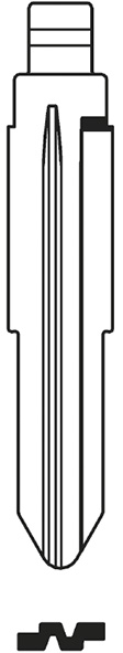 CHIAVI AUTO INSERTO CH RADIOCOMANDI HYN6CH        