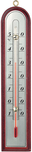 TERMOMETRO PARETE IN LEGNO LUXURY VELAMP THERM36  