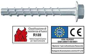 VITI CALCESTRUZZO FISCHER FBS II 6 US             