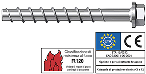 VITI CALCESTRUZZO FISCHER ULTRACUT FBS II US      